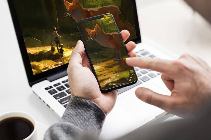 一键将安卓、ios手机投屏至Windows电脑，支持屏幕录制、全面投屏、截图、画板等功能，全方位解决您的问题！